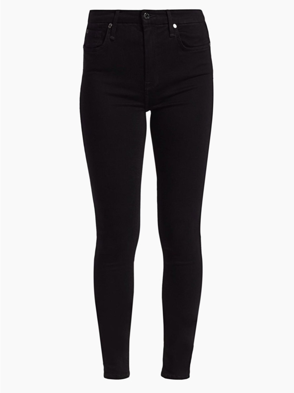 7 For All Mankind Black Skinny Jeans